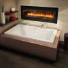 Aiiki 7242 Acrylic Drop-in Center Drain Aerofeel Bathtub in White