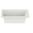 Aiiki 7236 Acrylic Drop-in End Drain Hydrofeel Bathtub in White