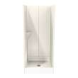 32SKD 32 x 34 AcrylX Alcove Center Drain Three-Piece Shower in Sterling Silver