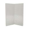 Utile 3636 Composite Direct-to-Stud Two-Piece Corner Shower Wall Kit in Metro Soft Grey