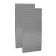 Utile 3636 Composite Direct-to-Stud Two-Piece Corner Shower Wall Kit in Metro Ash Grey