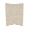 Utile 3636 Composite Direct-to-Stud Two-Piece Corner Shower Wall Kit in Organik Loam