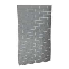 Utile 48 in. Composite Direct-to-Stud Back Wall in Metro Ash Grey