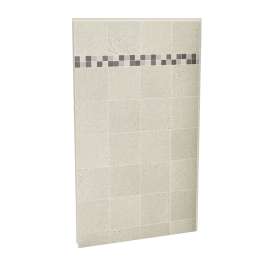 Utile 48 in. Composite Direct-to-Stud Back Wall in Stone Sahara