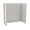 Utile 6030 Composite Direct-to-Stud Three-Piece Tub Wall Kit in Metro Soft Grey