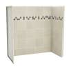 Utile 6030 Composite Direct-to-Stud Three-Piece Tub Wall Kit in Stone Sahara