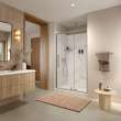 Utile 36 in. Composite Direct-to-Stud Side Wall in Adria Pearl