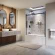 Utile 6032 Composite Direct-to-Stud Three-Piece Tub Wall Kit in Stataro Storm