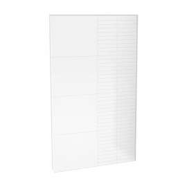 Utile 48 in. Composite Direct-to-Stud Back Wall in Erosion Bora white