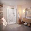 Utile 48 in. Composite Direct-to-Stud Back Wall in Adria Pearl
