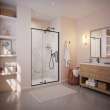Utile 48 in. Composite Direct-to-Stud Back Wall in Adria Pearl