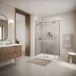Utile 48 in. Composite Direct-to-Stud Back Wall in Antico Linen