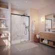 Utile 60 in. Composite Direct-to-Stud Back Wall in Adria Pearl
