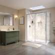 Utile 60 in. Composite Direct-to-Stud Back Wall in Calcutta Chalk