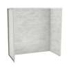 Utile 6030 Composite Direct-to-Stud Three-Piece Tub Wall Kit in Organik Permafrost