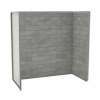 Utile 6030 Composite Direct-to-Stud Three-Piece Tub Wall Kit in Organik Clay