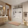 Utile 6030 Composite Direct-to-Stud Three-Piece Tub Wall Kit in Adria Pearl