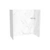 Utile 6030 Composite Direct-to-Stud Three-Piece Tub Wall Kit in Adria Pearl