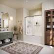 Utile 6030 Composite Direct-to-Stud Three-Piece Tub Wall Kit in Calcutta Chalk