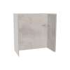 Utile 6030 Composite Direct-to-Stud Three-Piece Tub Wall Kit in Antico Linen