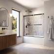 Utile 6030 Composite Direct-to-Stud Three-Piece Tub Wall Kit in Stataro Storm