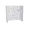 Utile 6030 Composite Direct-to-Stud Three-Piece Tub Wall Kit in Stataro Storm