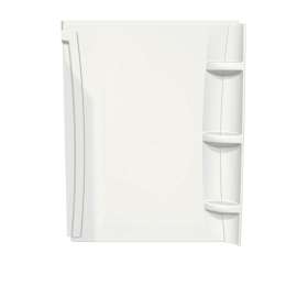 42 x 72 in. Acrylic Direct-to-Stud Back Wall in White