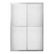 Polar 42-47 1/2 x 68 in. Bypass Shower Door for Alcove Installation with Raindrop glass in Chrome