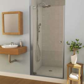 Madono 31 1/2-33 1/2 x 67 in. 6 mm Pivot Shower Door for Alcove Installation with Clear glass in Chrome