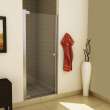 Madono 31 1/2-33 1/2 x 67 in. 6 mm Pivot Shower Door for Alcove Installation with Clear glass in Chrome