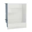 Gallery TS-6030 AcrylX Alcove Right-Hand Drain Two-Piece Tub Shower in White