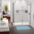 Rectangular Base 6036 3 in. Acrylic Corner Left or Right Shower Base with Right-Hand Drain in White