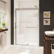 Gallery SH-4834 AcrylX Alcove Center Drain Two-Piece Shower in White