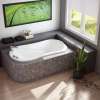 Murmur 6034 Acrylic Drop-in End Drain 10 Microjets Bathtub in White
