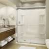 Rectangular Base 6036 3 in. Acrylic Alcove Shower Base with Right-Hand Drain in White