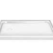 Rectangular Base 6036 3 in. Acrylic Alcove Shower Base with Right-Hand Drain in White