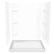 Rectangular Base 6036 3 in. Acrylic Alcove Shower Base with Right-Hand Drain in White