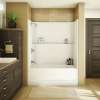 TSEA Plus 60 x 32 AcrylX Alcove Left-Hand Drain One-Piece Whirlpool Tub Shower in White
