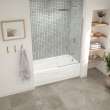 Corinthia II 60 x 30 Acrylic Alcove Left-Hand Drain Bathtub in White