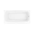 Corinthia II 60 x 30 Acrylic Alcove Left-Hand Drain Bathtub in White - Product Pack