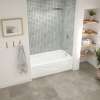 Corinthia II 60 x 30 Acrylic Alcove Right-Hand Drain Bathtub in White - Product Pack