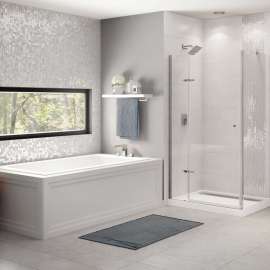 Skybox 7236 Acrylic Drop-in End Drain Bathtub in White