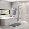 Skybox 7236 Acrylic Drop-in End Drain Combined Hydrosens & Aerosens Bathtub in White