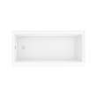 Rubix 6632 Acrylic Alcove Left-Hand Drain Bathtub in White