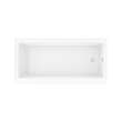 Rubix 6632 Acrylic Alcove Right-Hand Drain Bathtub in White