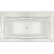 Optik C 66 x 36 Acrylic Drop-in Center Drain Aerofeel Bathtub in White