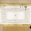 Optik C 66 x 36 Acrylic Drop-in Center Drain Combined Hydrofeel & Aerofeel Bathtub in White