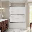 Camelia TS-6032 AFR Acrylic Alcove Left-Hand Drain Two-Piece Tub Shower in White