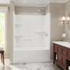 Camelia TS-6032 AFR Acrylic Alcove Right-Hand Drain Two-Piece Tub Shower in White
