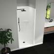 Camelia SH-3636 Acrylic Alcove Center Drain No Seat One-Piece Shower in White
